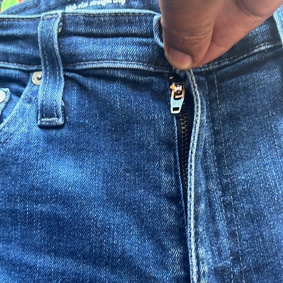 AG Adriano Goldschmied The Isabelle High Rise Straight Crop Sz 27R - Picture 4 of 15